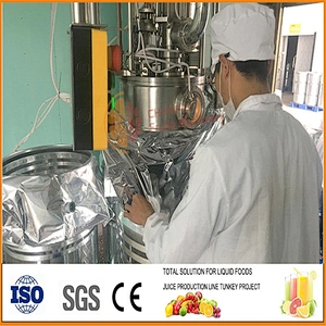 220lt concentrated  juice aseptic bag in drum filling machine drum filler for paste juice