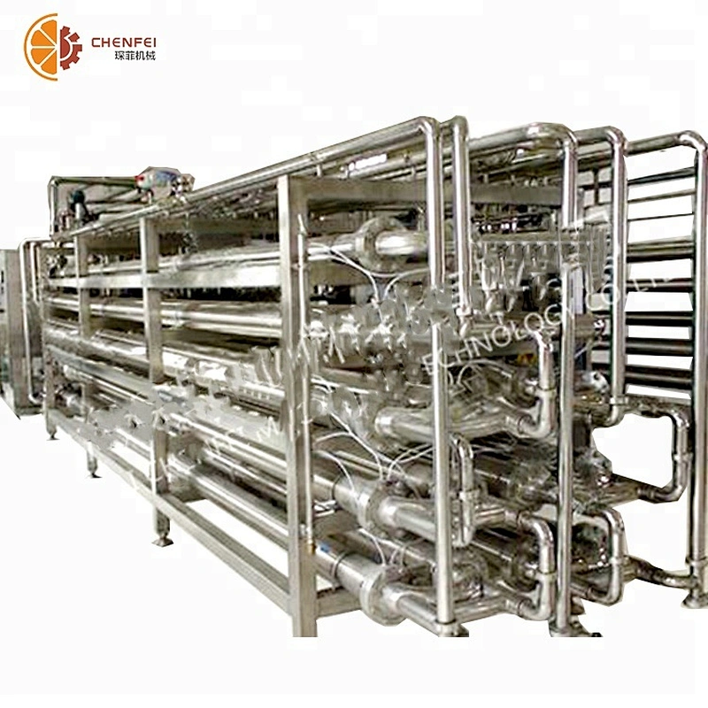 Factory Commercial Fruit Sterilizer Strawberry/Tomato/Pineapple Tube in Tube Sterilizer