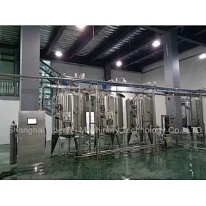 industrial food blending heating juice and jam buffer tank cip washing systems