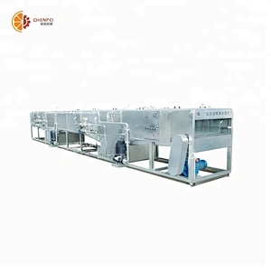 shanghai dryer fruit automatic tube belt extractor sterilizer pasteurizing machine