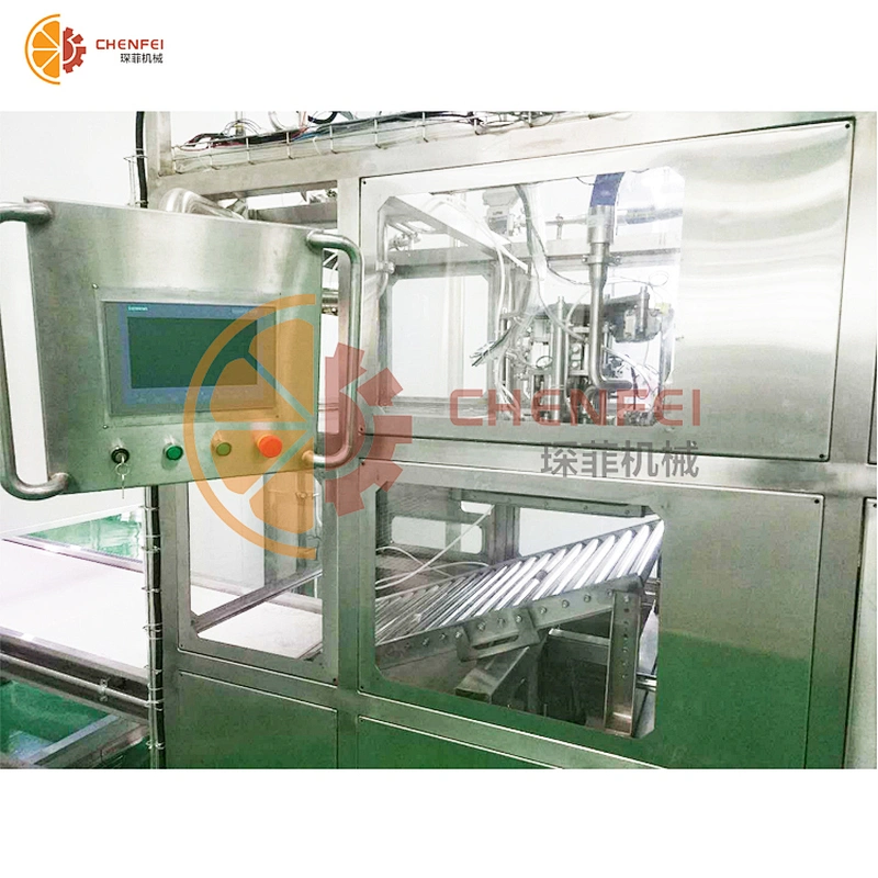 Automatic aseptic fresh milk beverage bib filling machine