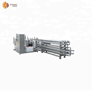 High temperture juice and jam tube in tube milk tube sterilizer machine