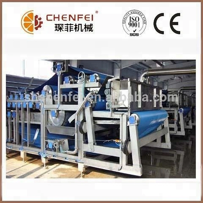 Mult-function belt press for food processing line