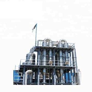 Industrial vacuum chiller juice concentrator evaporator falling rising film