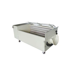 Air bubble industrial tomato brush washer vegetable washing machine