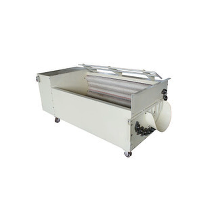 Air bubble industrial tomato brush washer vegetable washing machine