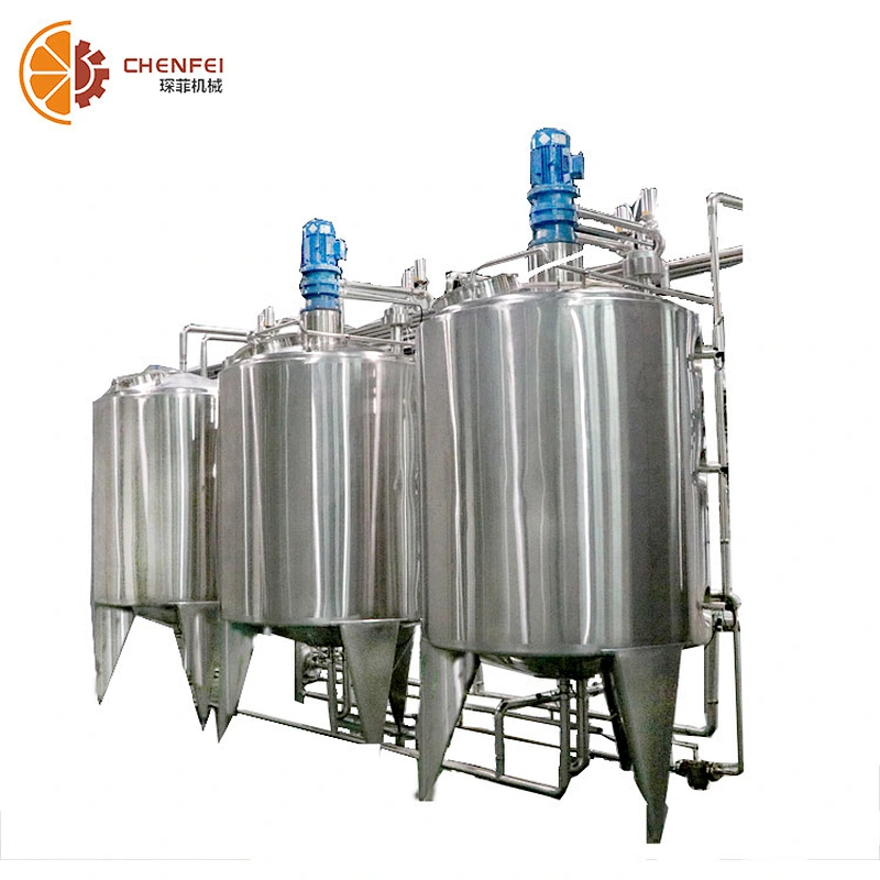 single layer insulation mixing blending fermentation tank