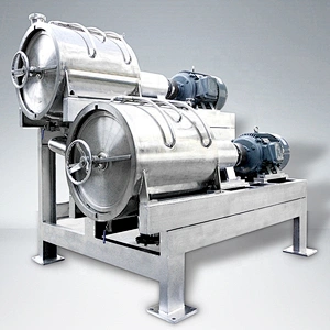 industrial high efficient fruit vegetable double stage pulping machine fruit juice jam processing machine two tunnel pulper
