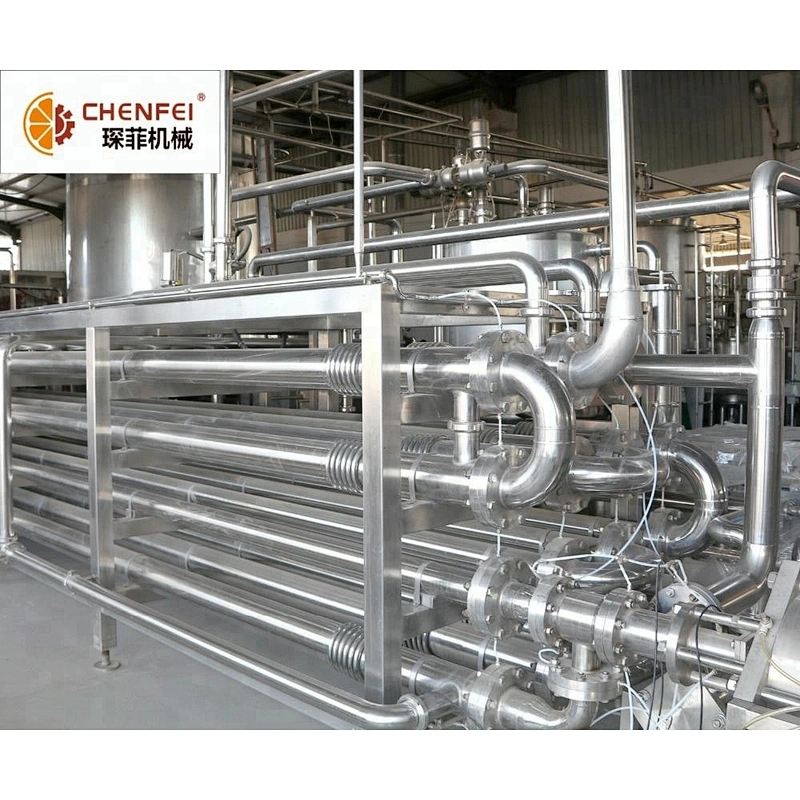 fruit processing parallel tubular sterilizer milk plant pasteurizing equipment medicine pharmacy industry sterilizer