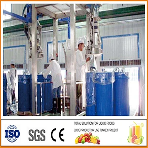 Bag in drum aseptic filler juice aseptic filling machine for sauce