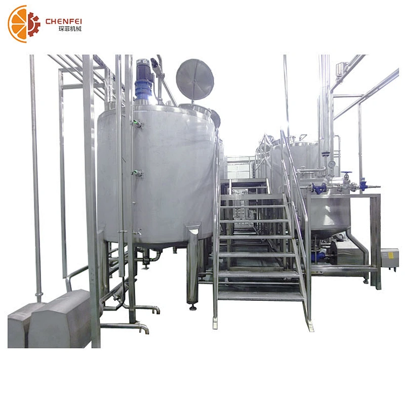SUS304 juice and jam food fuel grade blending system machine