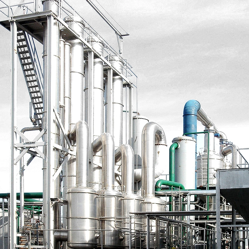 industrial fruit and juice vacuum falling film evaporator