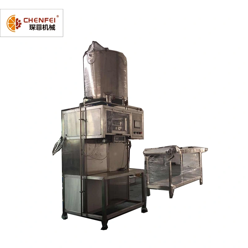 double stage ss304 belt color bag juice and box juice cherry juice pulping processing machine