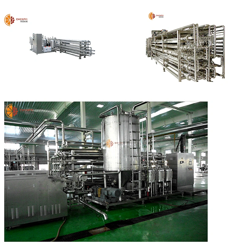 Hot Sale Tube in Tube Sterilizer Food Sterilizer Equipment for Tomato Paste/Jam/Juice
