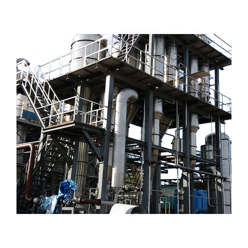 industrial fruit and juice vacuum falling film evaporator