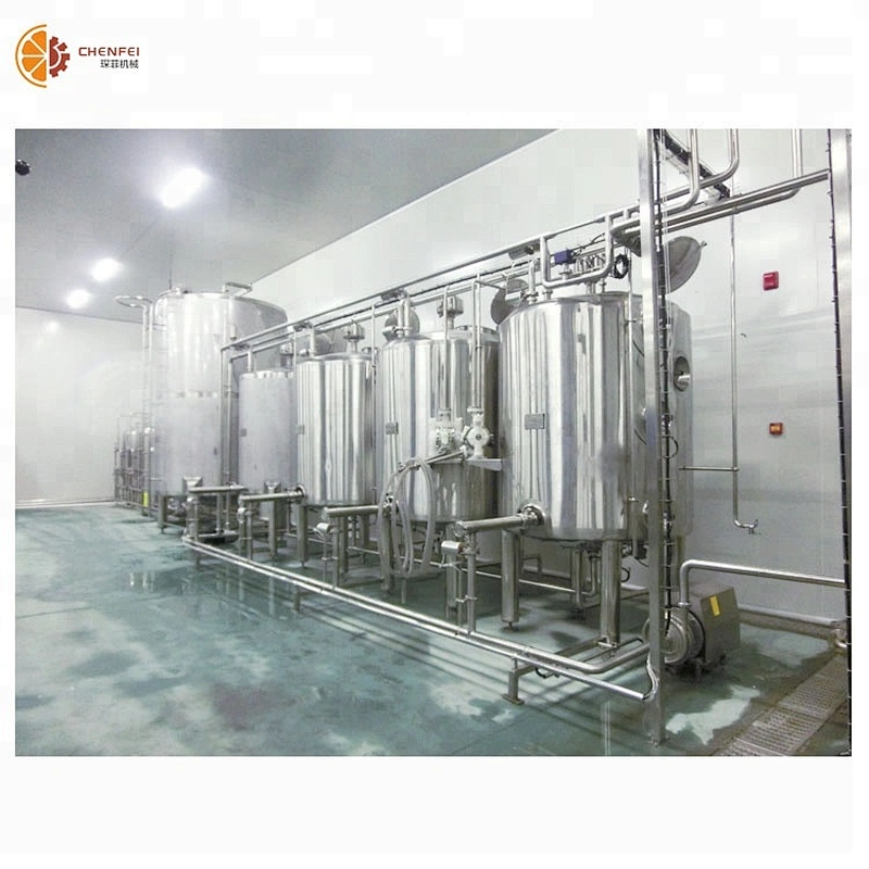ss304 automatic control Industrial tank high efficiency CIP washing systems