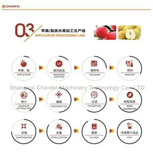 Apple pear  juice making machine  production line