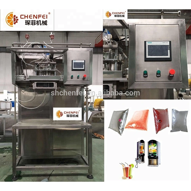 automatic aseptic juice jam BIB  liquid beverage filling machine