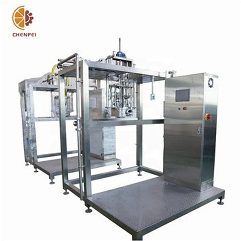 Double Head BIB Aseptic Mango Apple Juice Tomato Paste Filling and Sealing Machine