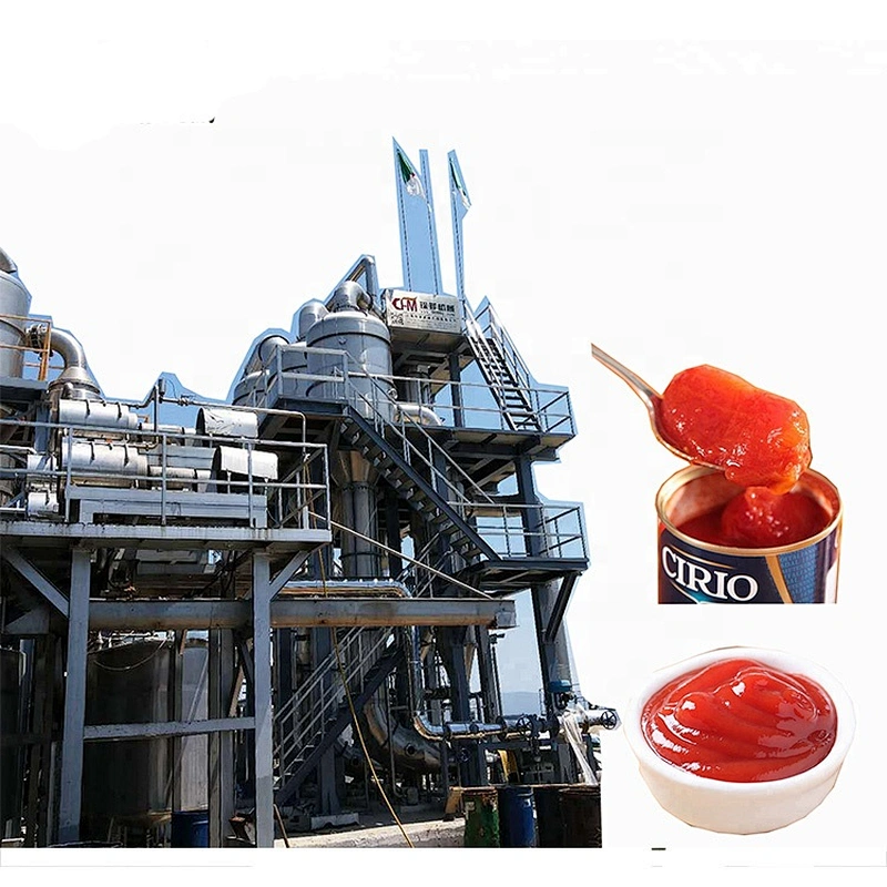 Industrial forced circulation fruit juice jam concentrator evaporator