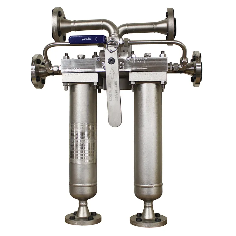 Duplex bag type high-precision filter