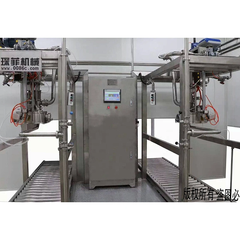 Double head aseptic jpaste drum bag filling machine equipment