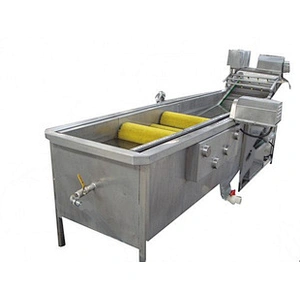 Industrial  brush washer suitable for washing round or oval fruit or vegetable