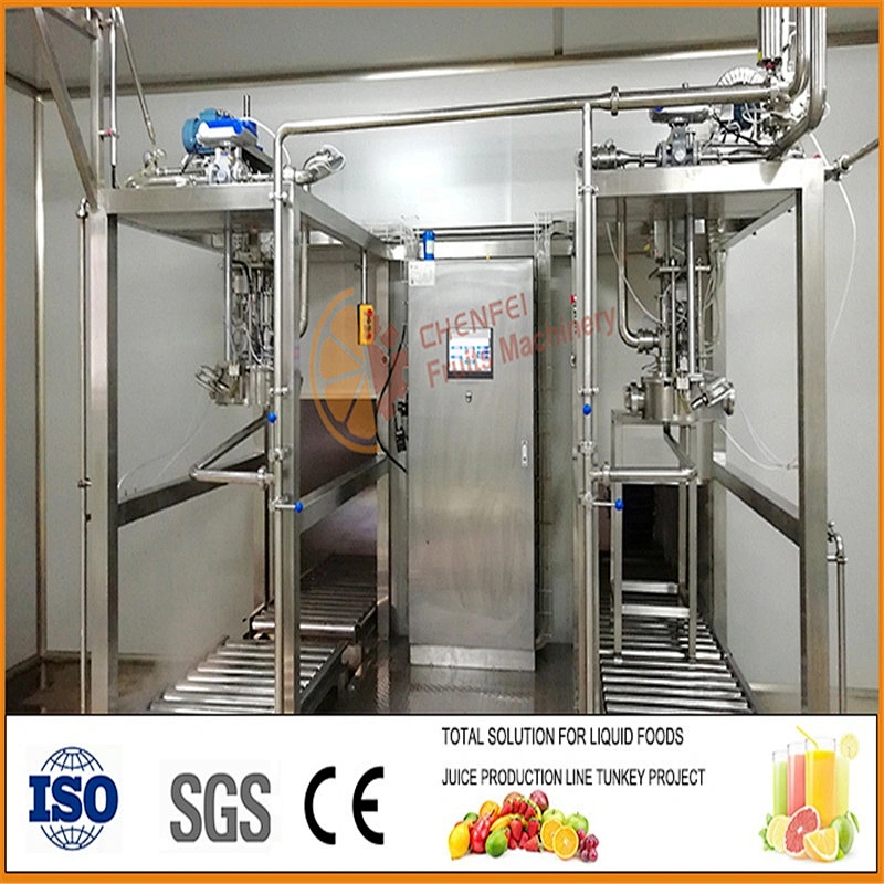 Twin head pulp in drum aseptic filler tomato paste aseptic filling machine