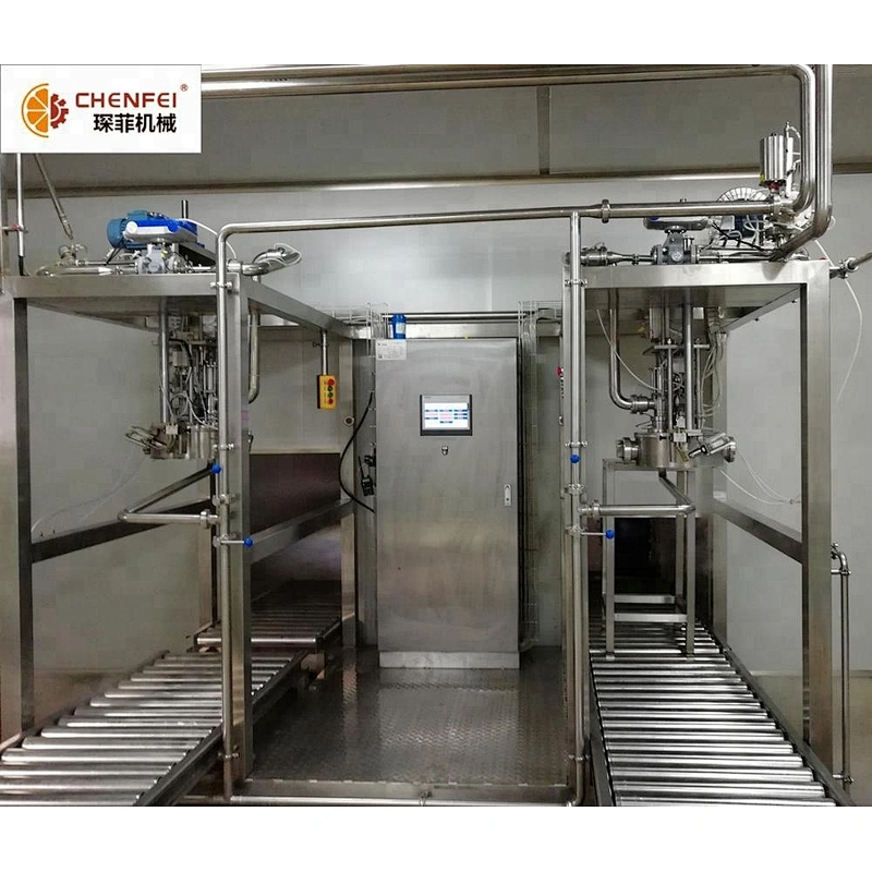 ss304 juice and jam aseptic double head juice aseptic filling machine