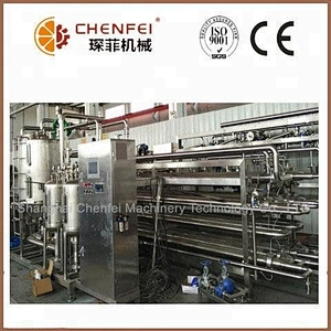 Tubular milk  juice tube in tube pasteurization sterilizer machine
