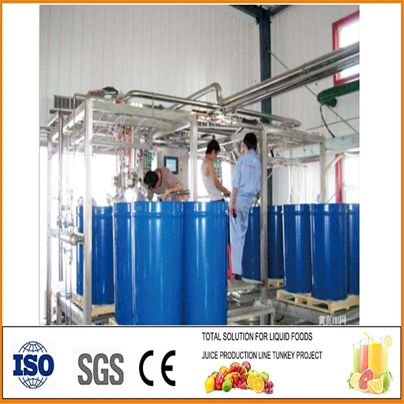 Bag in drum aseptic filler juice aseptic filling machine for sauce