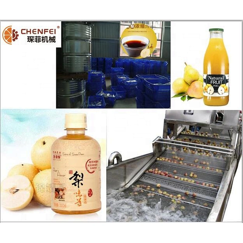 NFC pear high quality turnkey fruit juice processing equipment plant