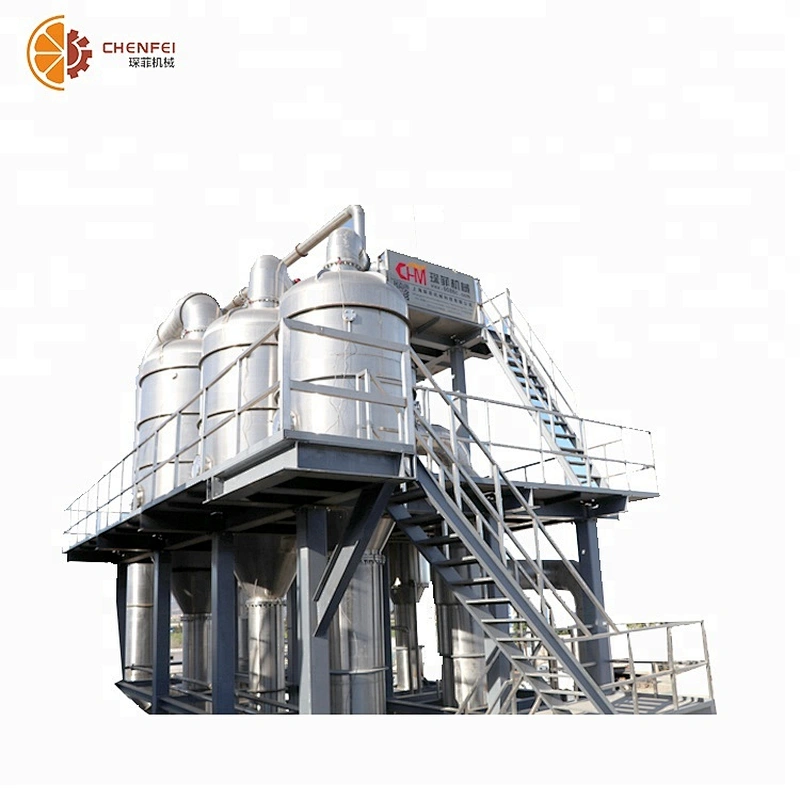 Industrial falling film batch milk vacuum evaporator food jam concentrator price