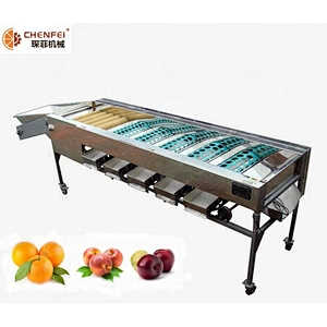 Industrial  brush washer suitable for washing round or oval fruit or vegetable