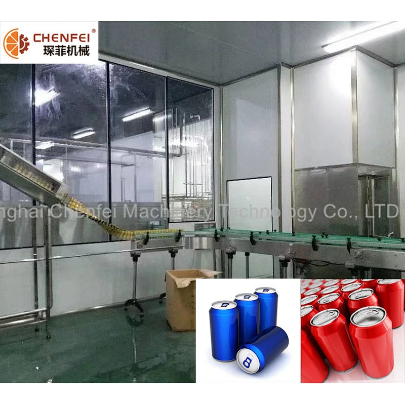turnkey zip top can filling fruit juice production processing line