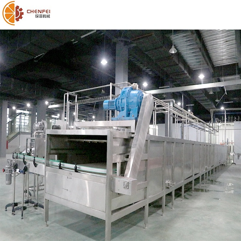 beverage milk bottled beer pasterizing machine fruit plant packed juice jam sterilization tunel sterilizer