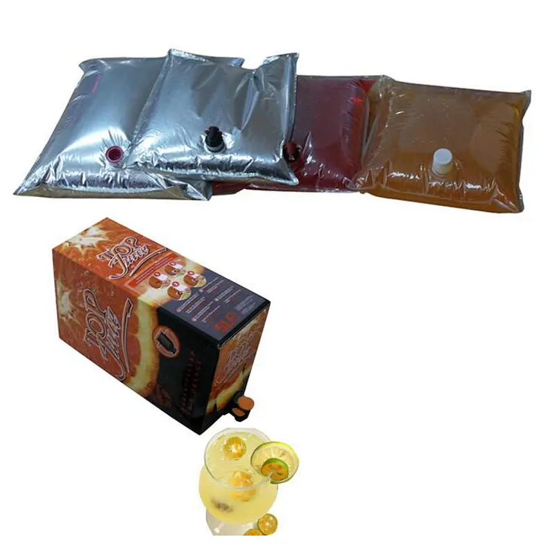 ss304 automatic juice, jam and tea drink BIB filling machine
