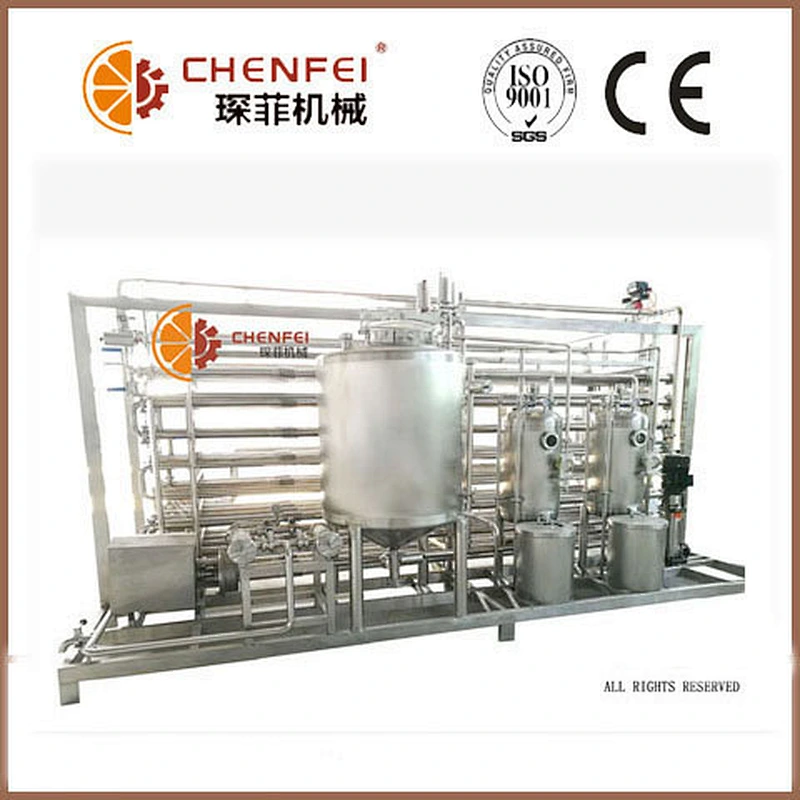 hot sale ss304 juice and jam juice and paste uht sterilization machine