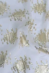 metallic chiffon fabric
