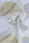 silk metallic fabric