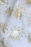 metallic chiffon fabric