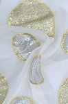 silk metallic fabric