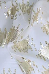 metallic chiffon fabric