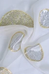 silk metallic fabric