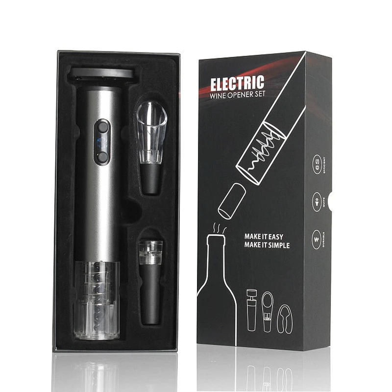 Non-rechargeable Electric Wine Opener Gift Set