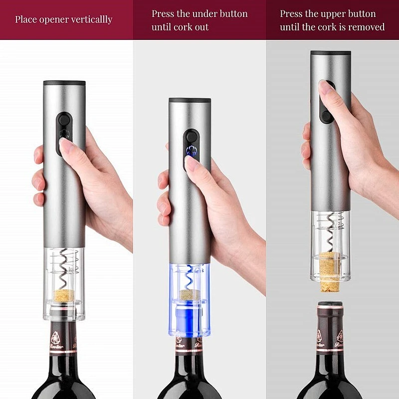 Rechargeable Electric Wine Opener Gift Set