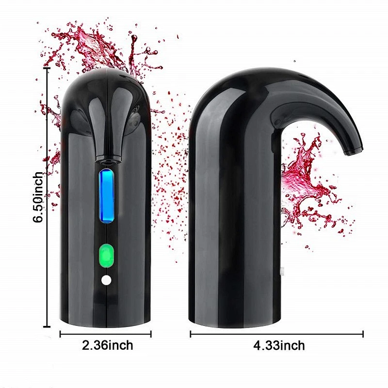 Black Electric Wine Aerator & Dispenser