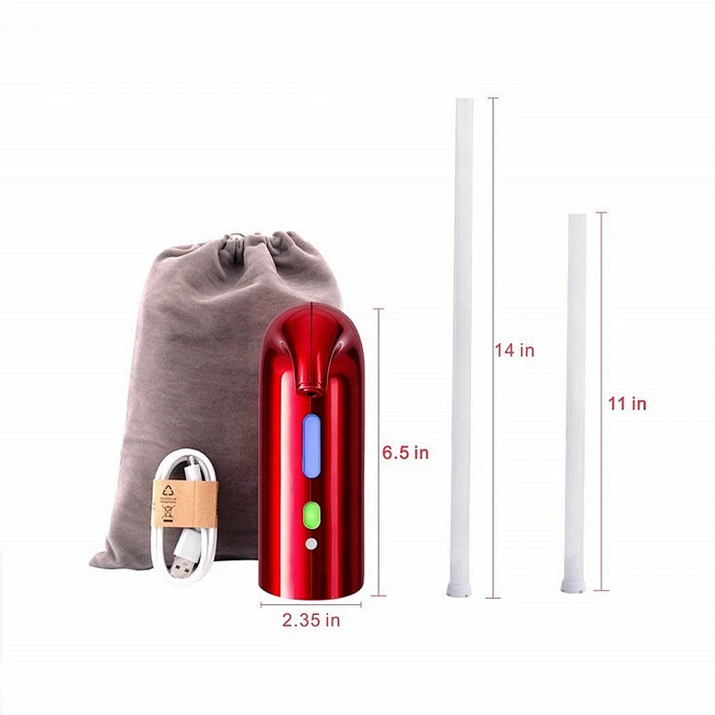 Red Electric Wine Aerator & Dispenser