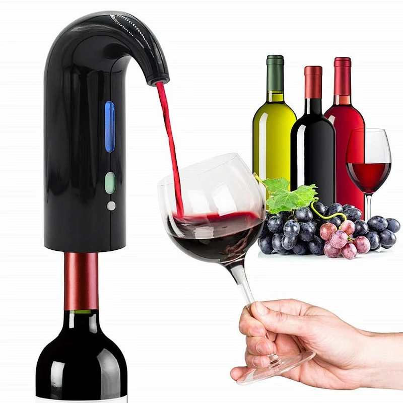 Black Electric Wine Aerator & Dispenser