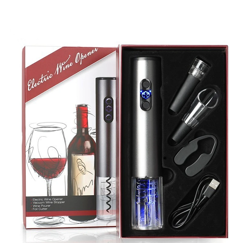 Rechargeable Electric Wine Opener Gift Set